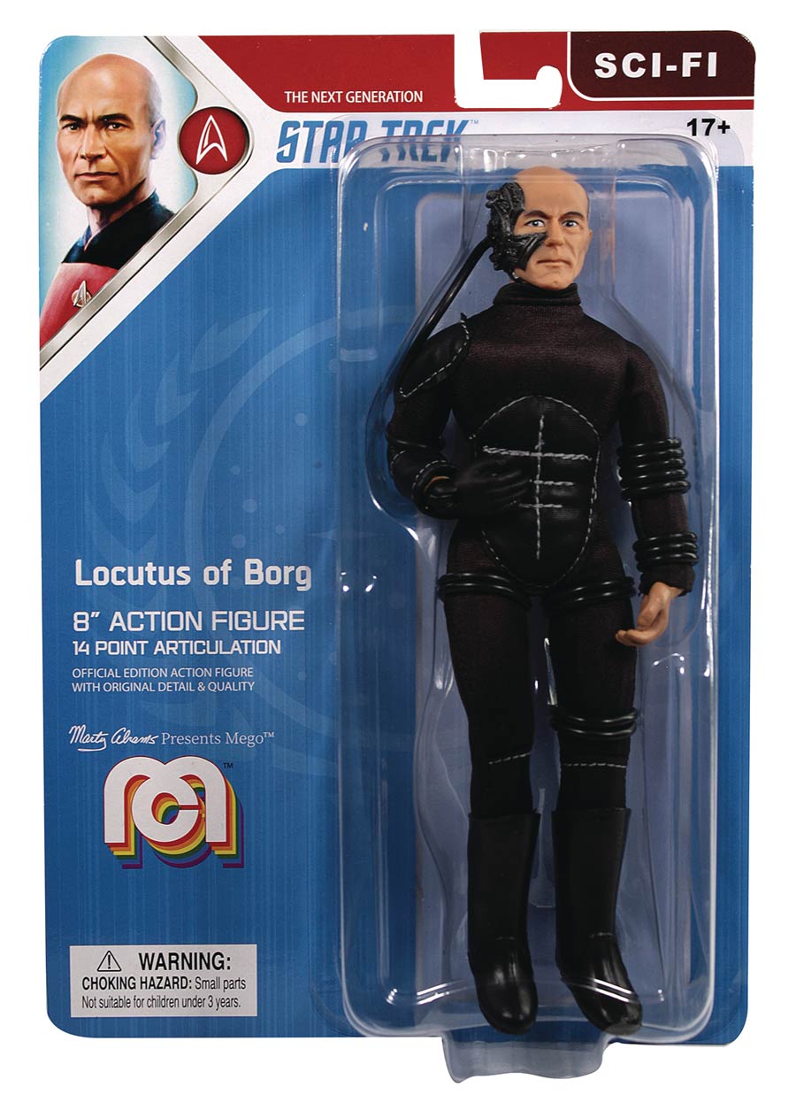 Mego Star Trek The Next Generation 8-Inch Action Figure - Locutus Of Borg