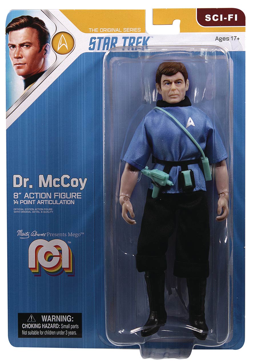 Mego Star Trek 8-Inch Action Figure - Dr McCoy