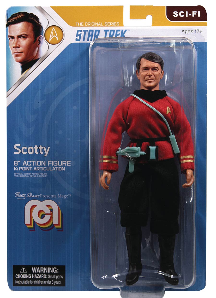 Mego Star Trek 8-Inch Action Figure - Scotty