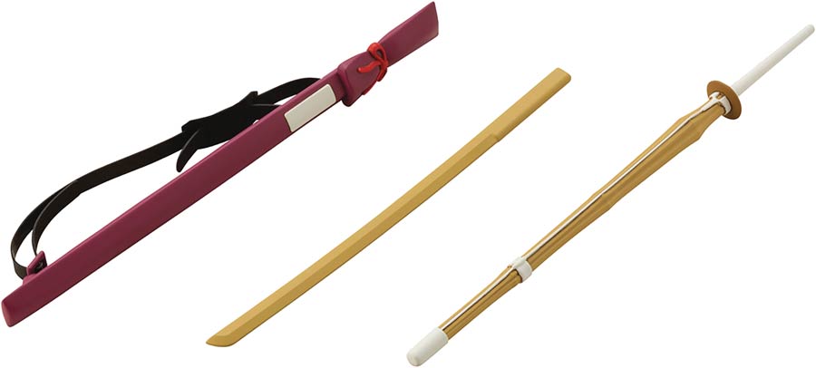 Model Support Goods Weapon Unit 46 Bamboo & Wooden Swords Model Kit Accessory