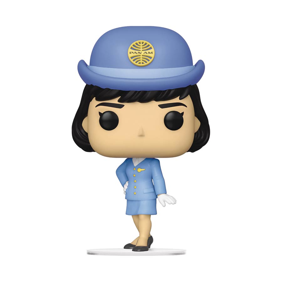 POP Ad Icons Pan-Am Stewardess Without Bag Vinyl Figure