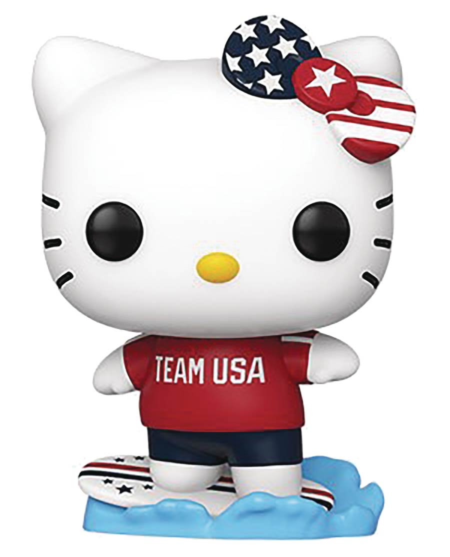POP Sanrio Hello Kitty Sports Surfing Hello Kitty Vinyl Figure