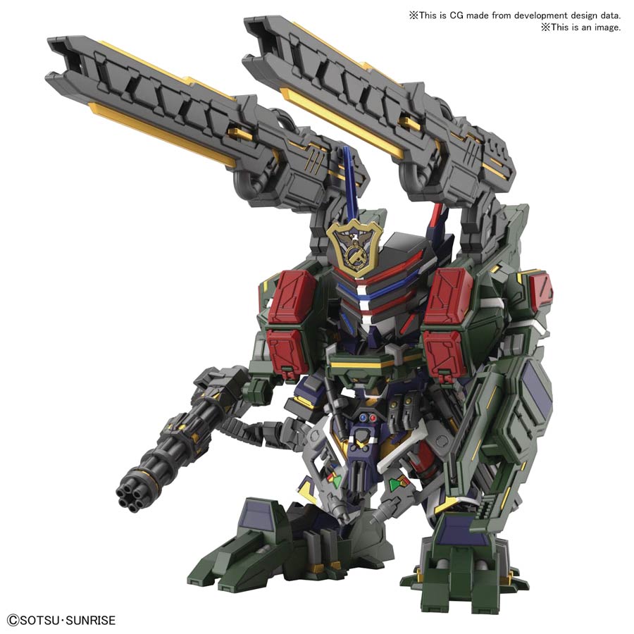 SD Gundam World Heroes Kit #12 SDW Heroes Sergeant Verde Buster Gundam DX Set