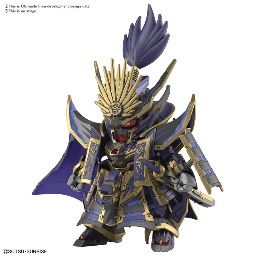 SD Gundam World Heroes Kit #11 SDW Heroes Nobunaga Gundam Epyon Dark Mask Ver.