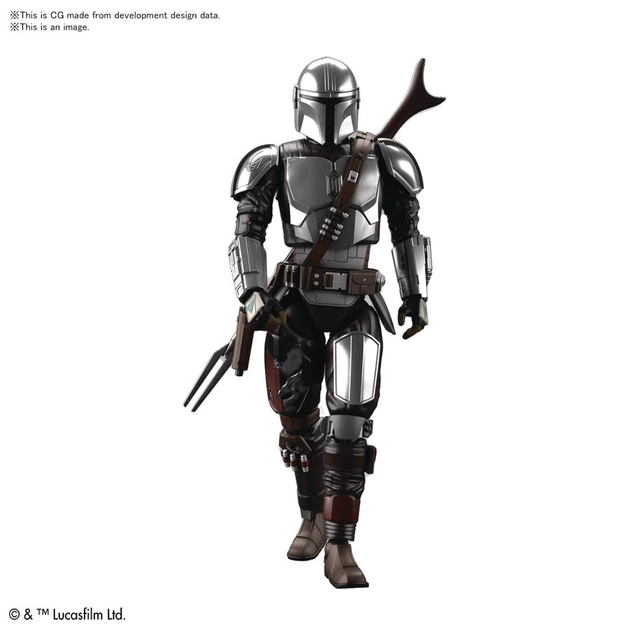 Star Wars Character Line 1/12 Kit - The Mandalorian (Beskar Armor) Silver Coating Ver.