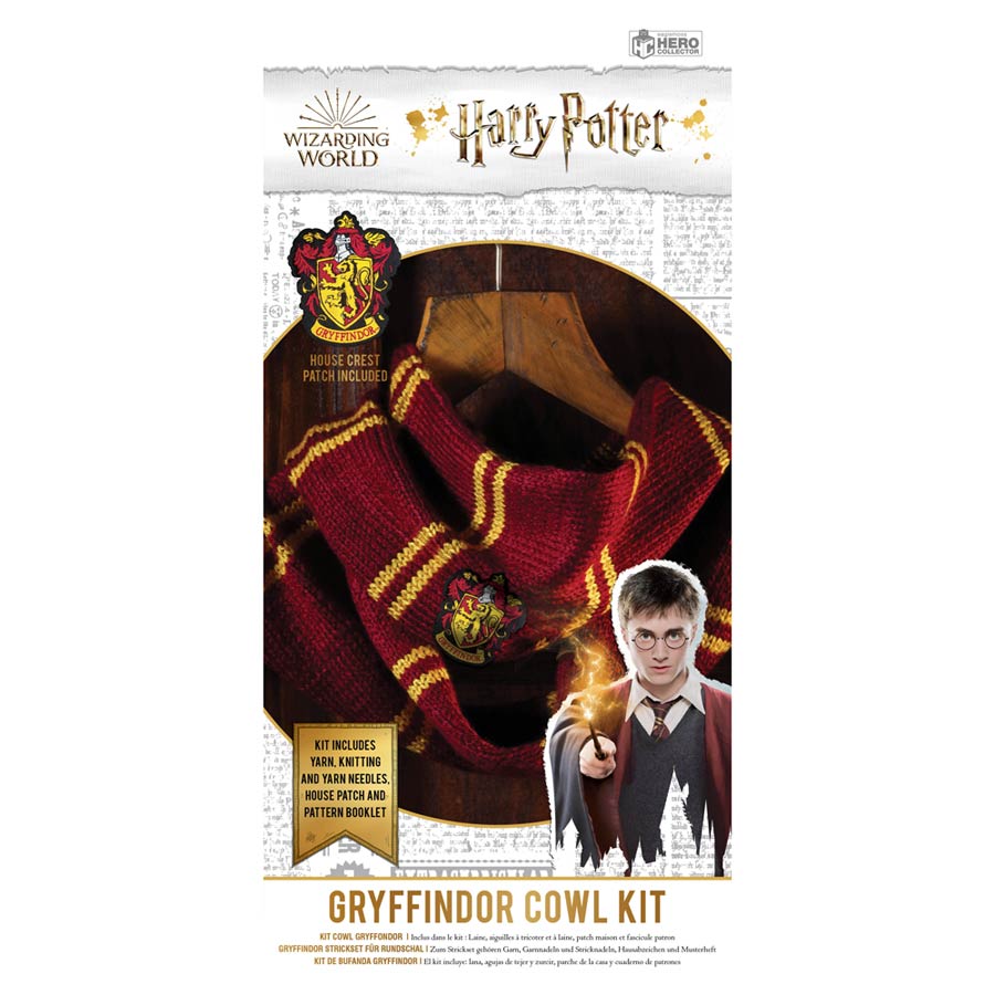 Harry Potter Wizarding World Knit Kit Snood - Gryffindor House