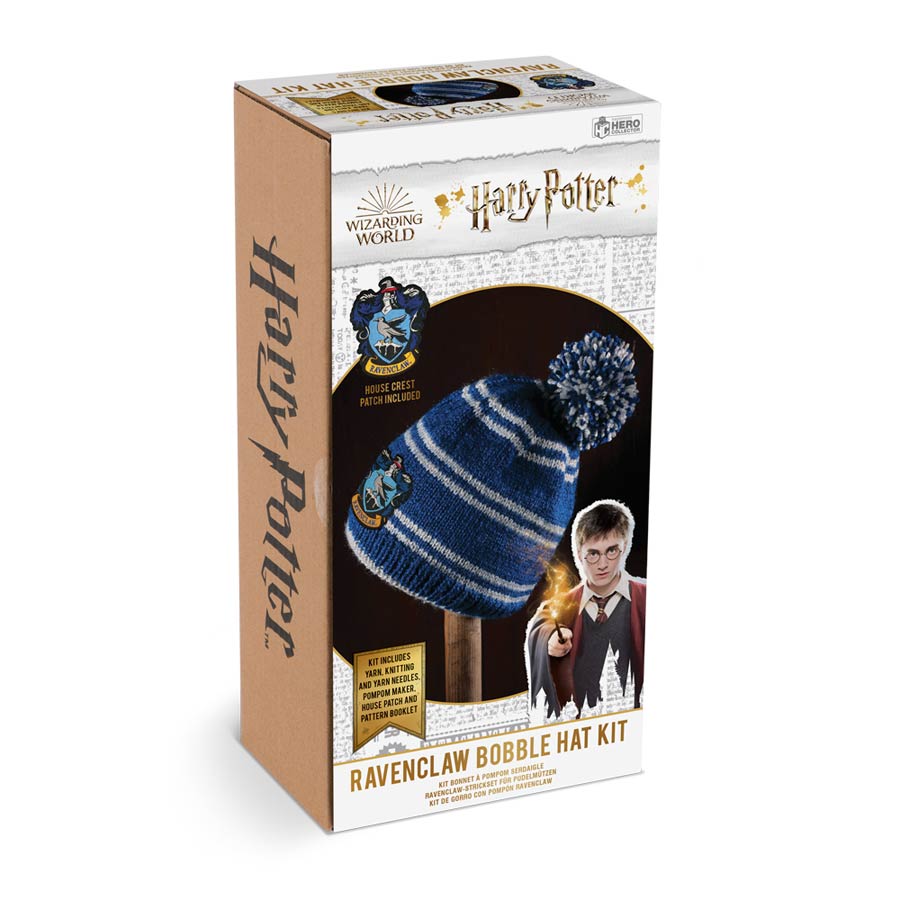 Harry Potter Wizarding World Knit Kit Bobble Hat - Ravenclaw House