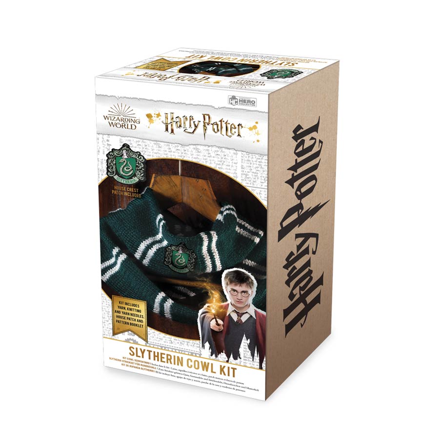 Harry Potter Wizarding World Knit Kit Snood - Slytherin House