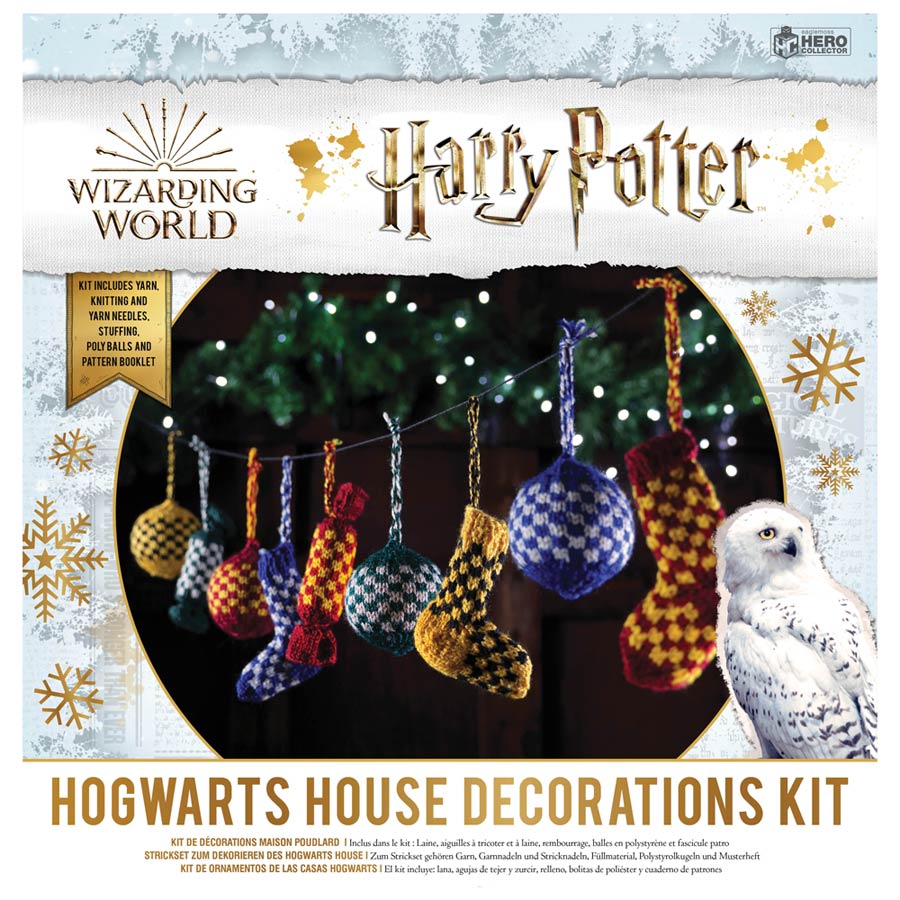 Harry Potter Wizarding World Knit Kit Christmas Decoration - Hogwarts