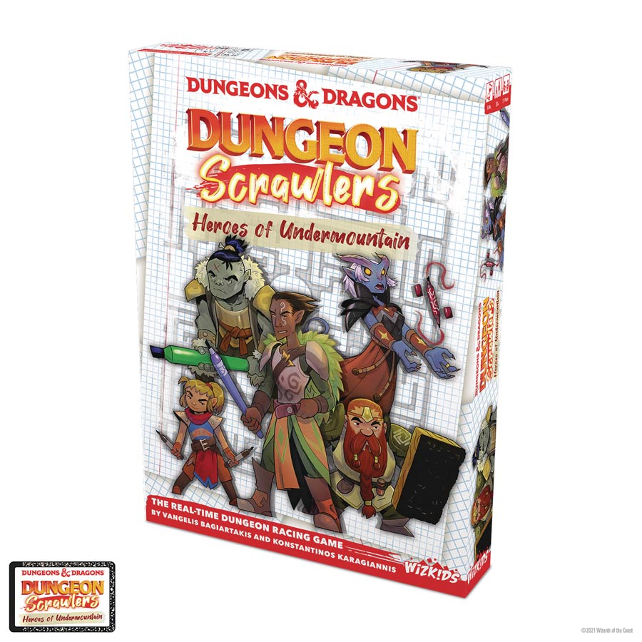 Dungeons & Dragons Dungeon Scrawlers Heroes Of Undermountain Board Game