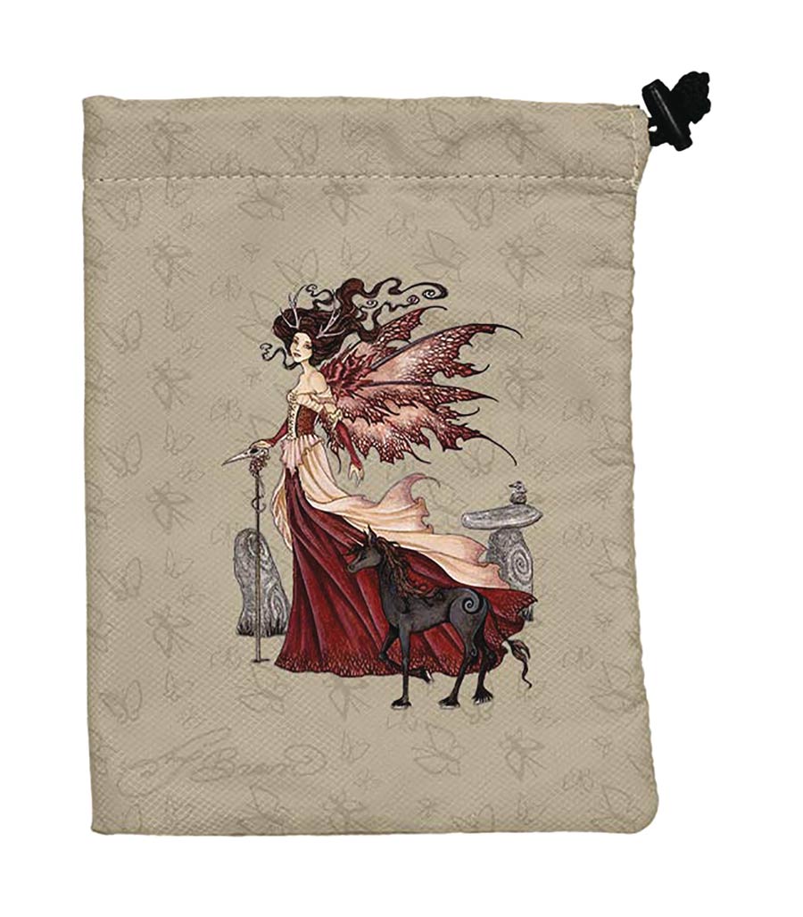 Amy Brown Treasure Nest Dice Bag - Red Queen