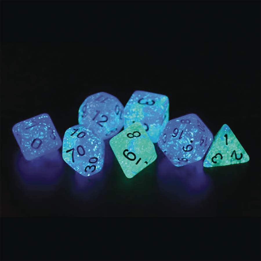 Sirius Glowworm Dice Set - Frosted