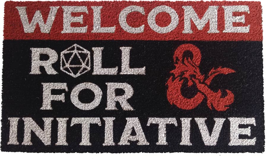Dungeons & Dragons Roll For Initiative Doormat