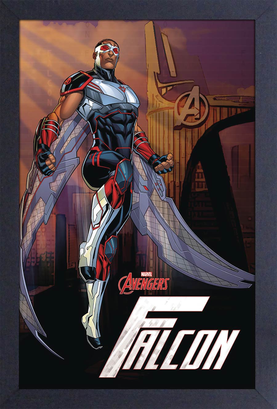 Marvel 11x17 Framed Print - Falcon
