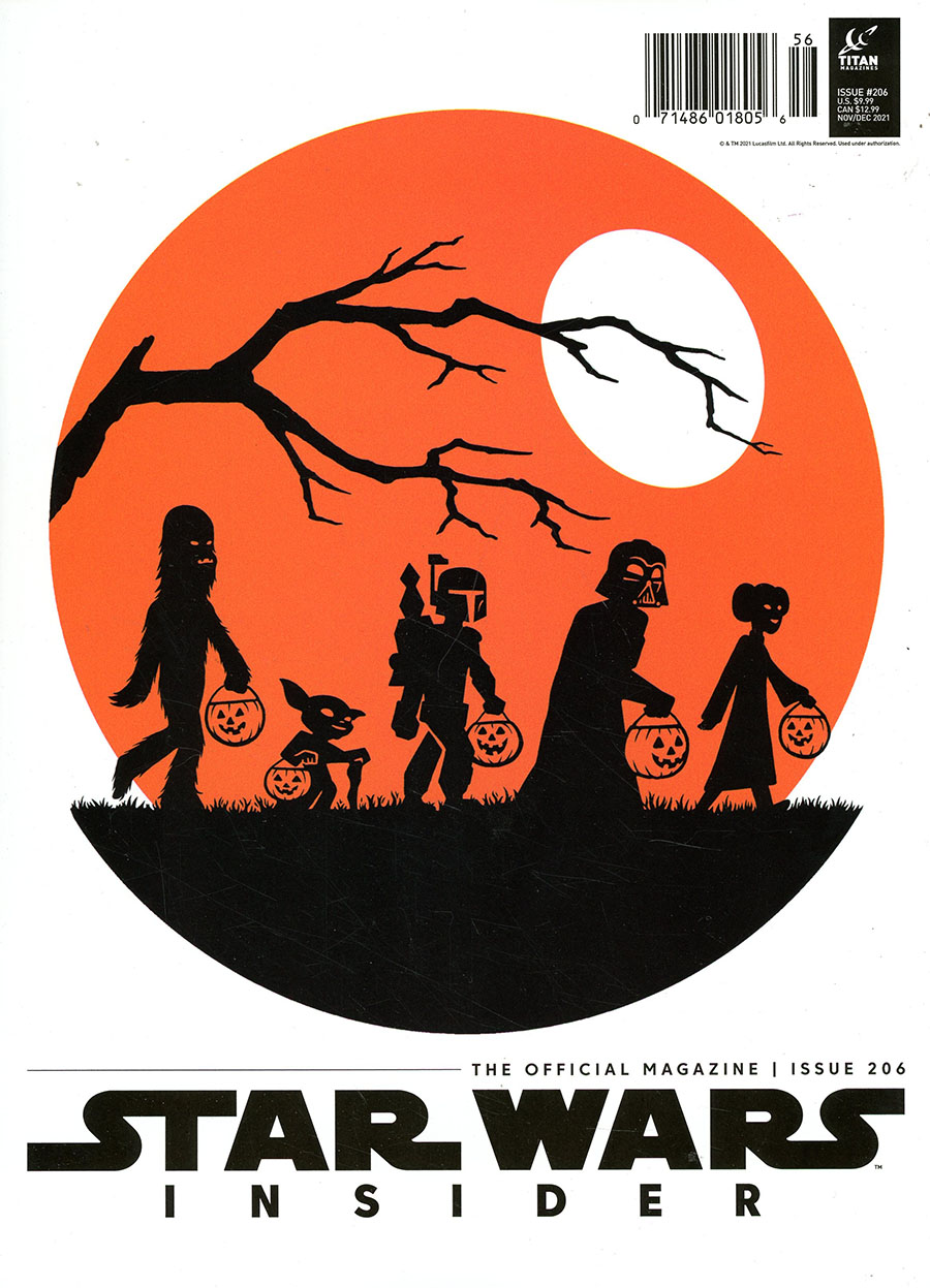 Star Wars Insider #206 November / December 2021 Previews Exclusive Edition