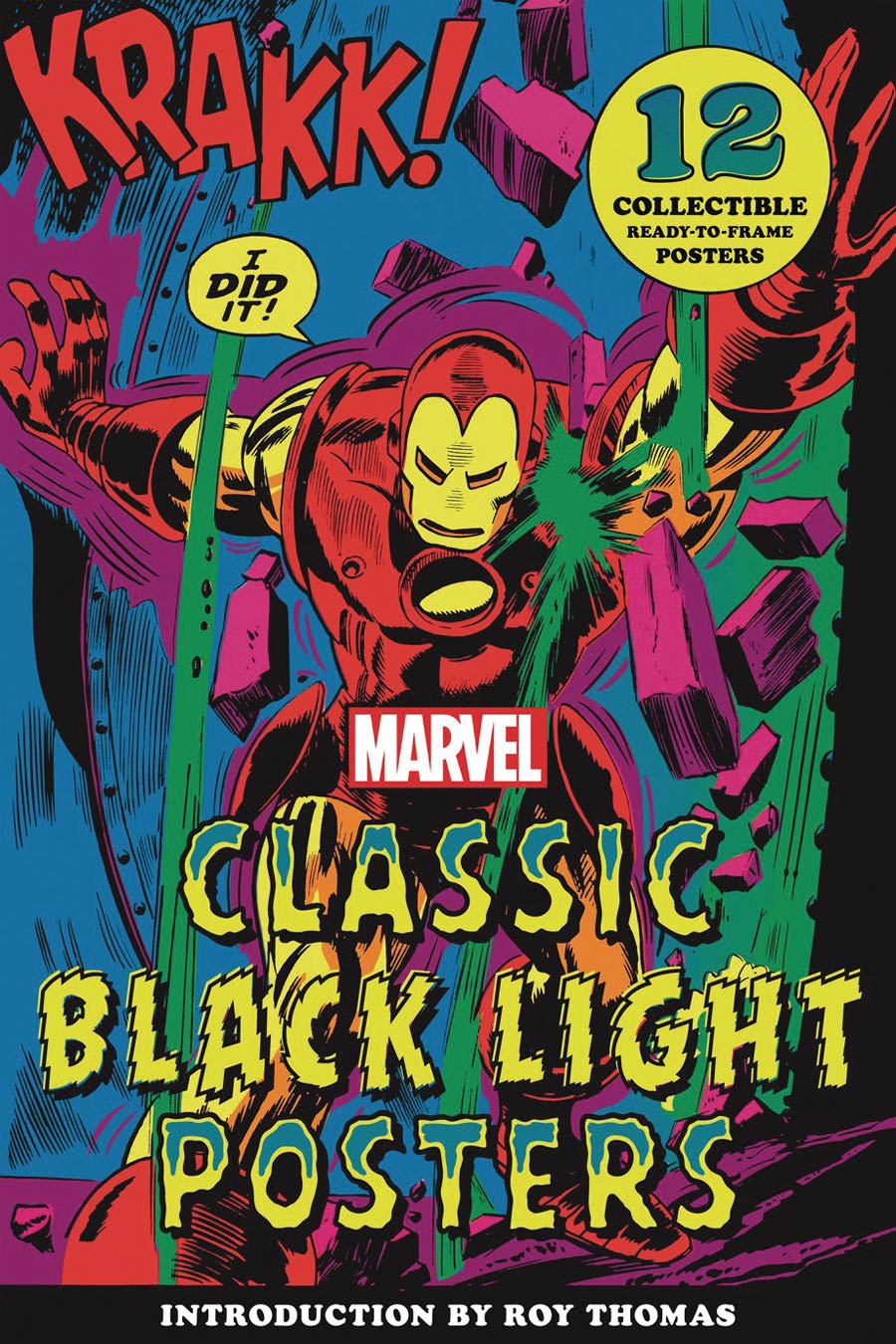 Marvel Classic Black Light Collectible Poster Portfolio HC