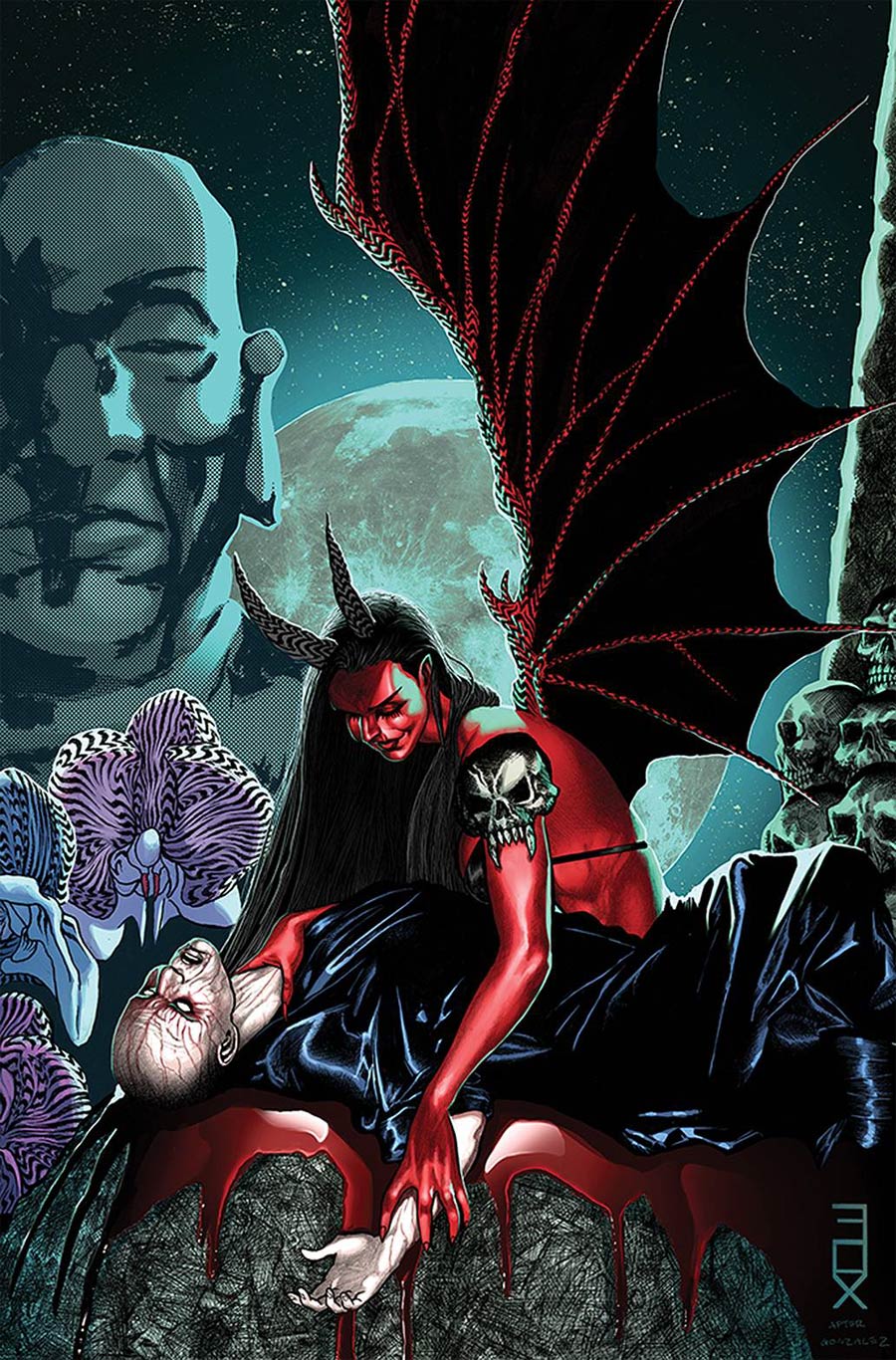 Purgatori Vol 4 #1 Cover I Incentive Russell Fox Virgin Cover