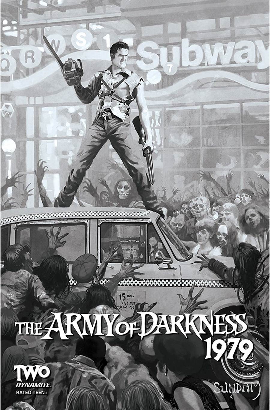 Army Of Darkness 1979 #2 Cover E Incentive Arthur Suydam Black & White Cover