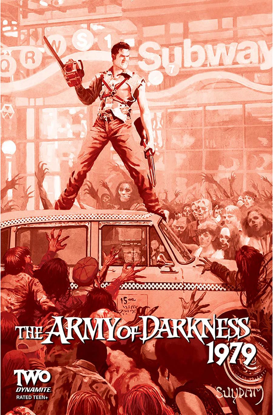 Army Of Darkness 1979 #2 Cover I Incentive Arthur Suydam Blood Red Tint Cover