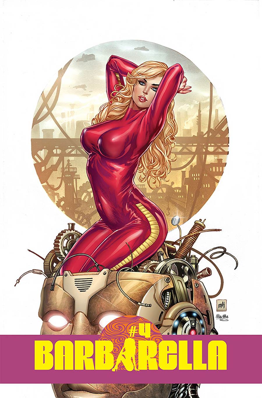 Barbarella Vol 2 #4 Cover G Incentive Mike Krome Variant Cover