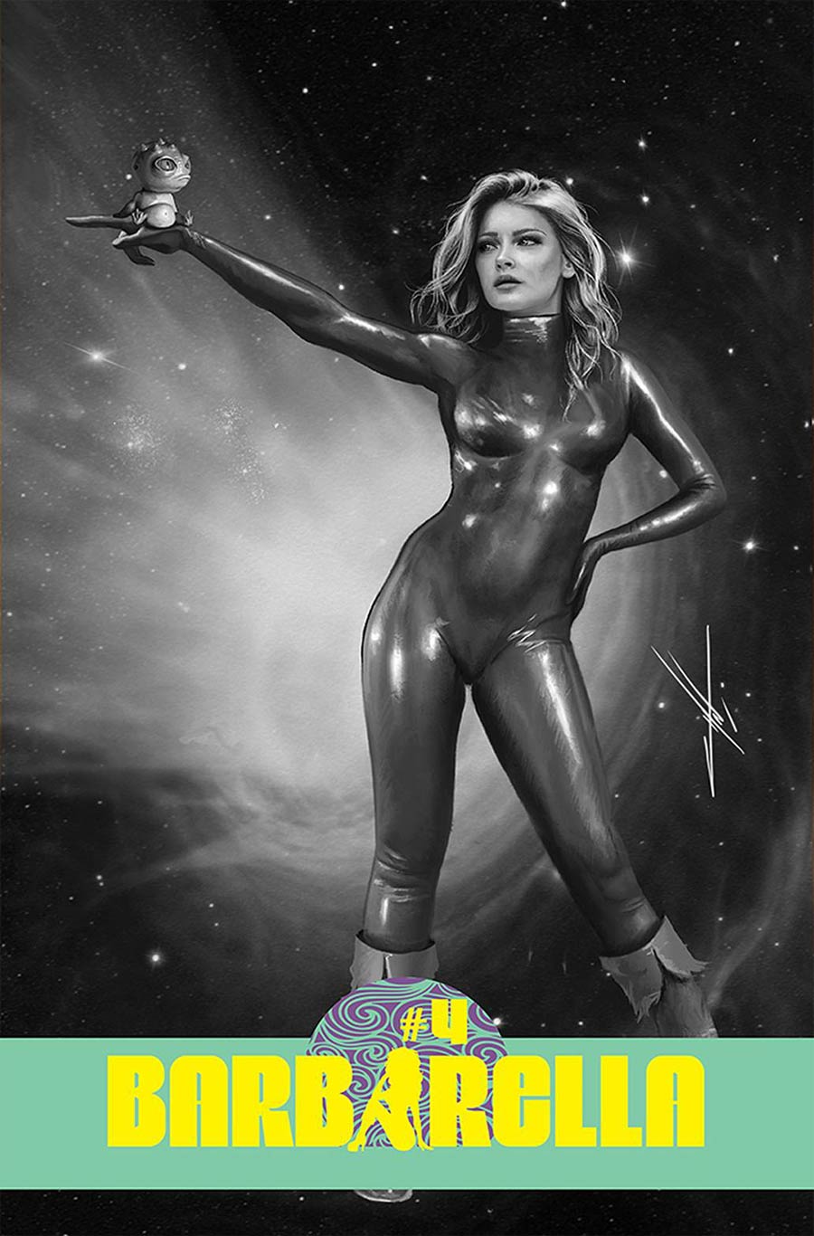 Barbarella Vol 2 #4 Cover H Incentive Carla Cohen Black & White Cover