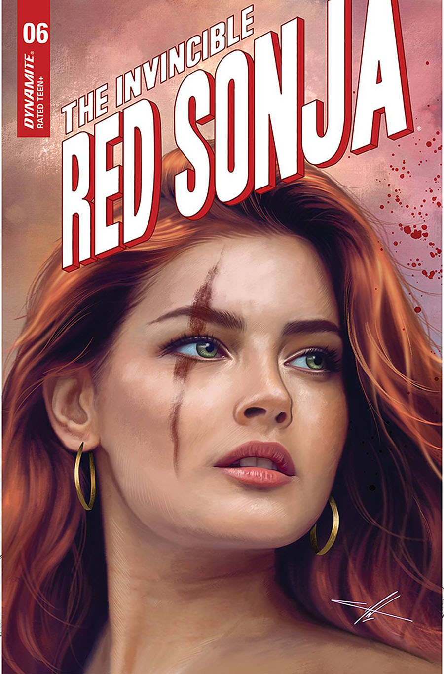 Invincible Red Sonja #6 Cover F Incentive Carla Cohen Variant Cover