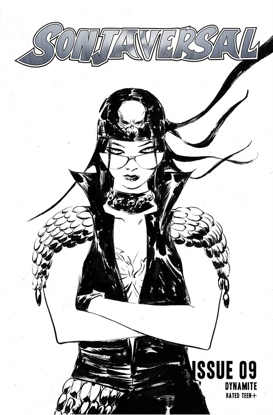 Sonjaversal #9 Cover G Incentive Jae Lee Black & White Cover
