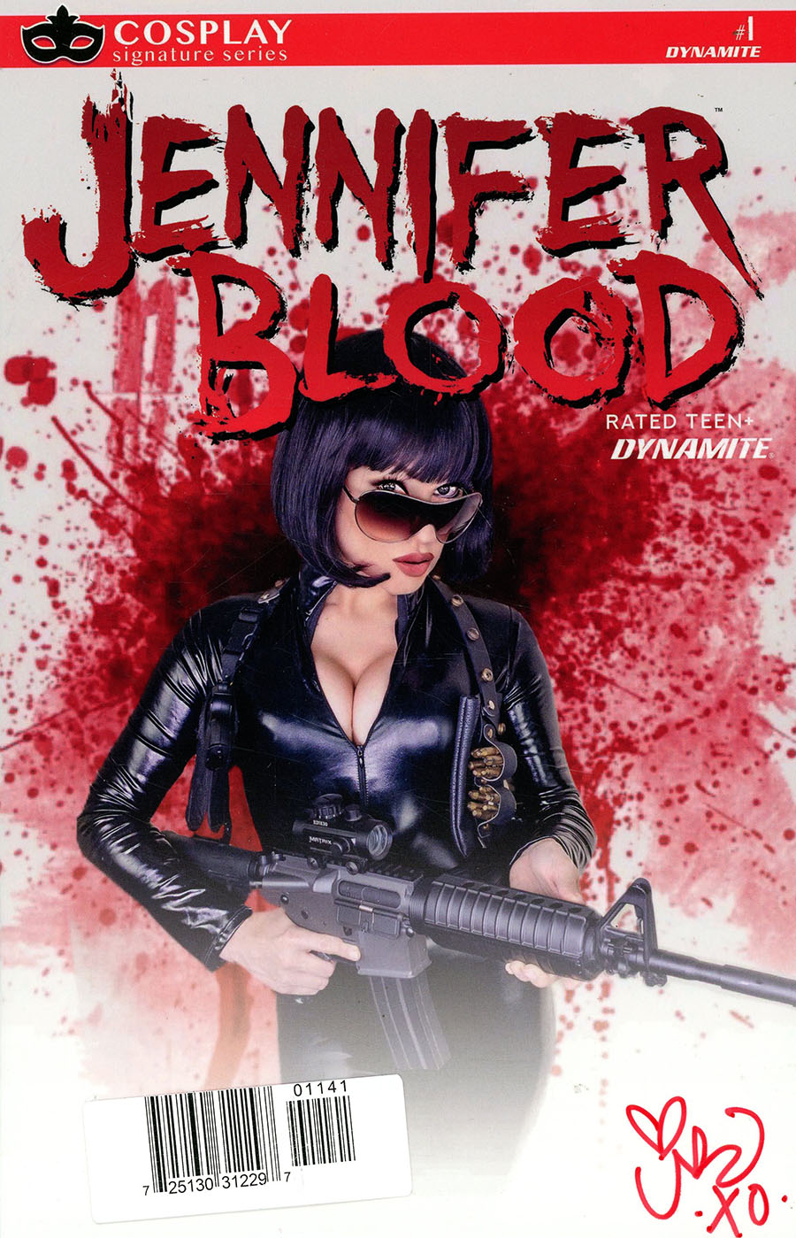 Jennifer Blood Vol 2 #1 Cover N Variant Rachel Hollon Cosplay Photo Cover Signed By Rachel Hollon