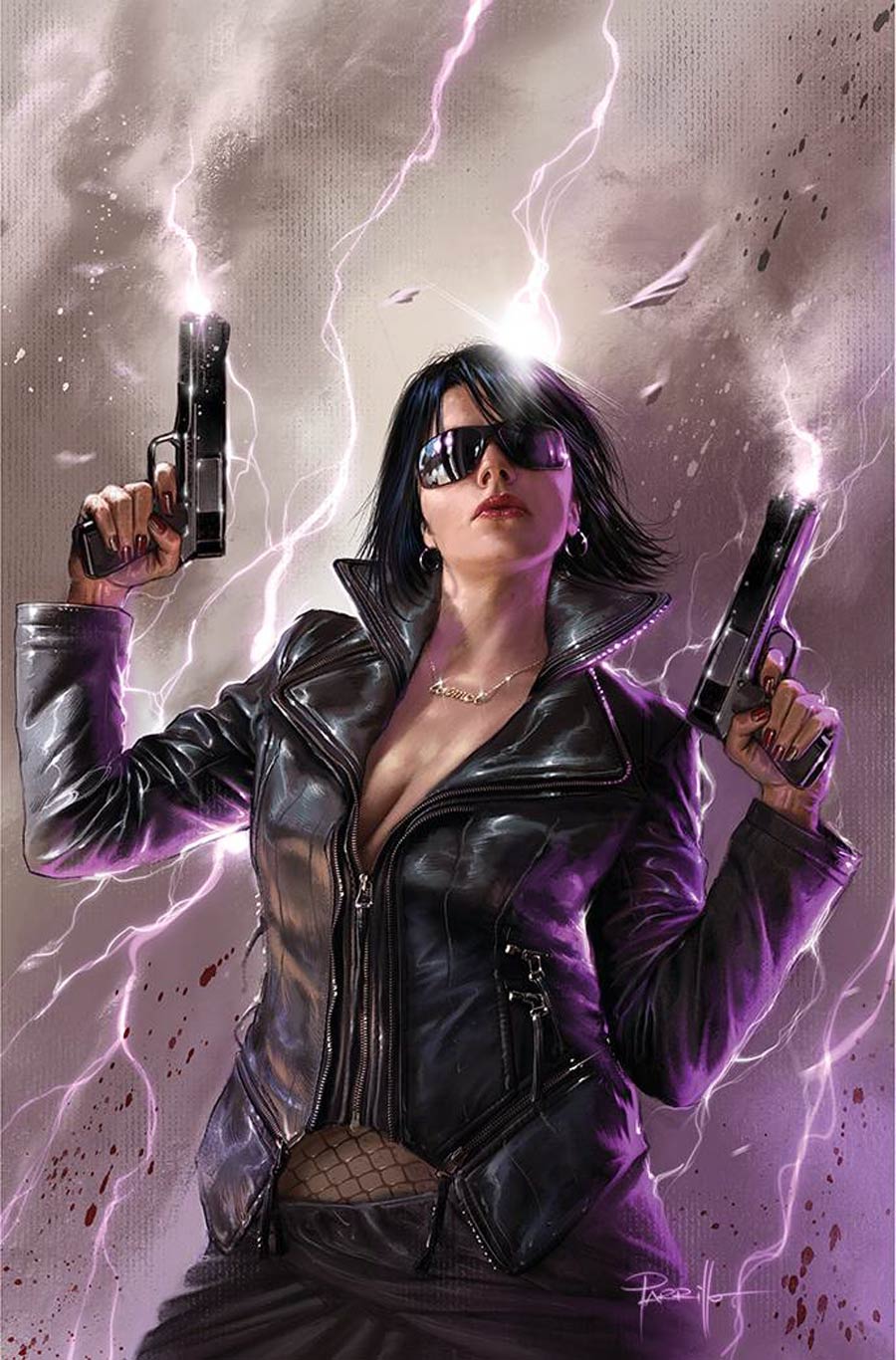 Jennifer Blood Vol 2 #1 Cover Q Lucio Parrillo Dynamite Metal Premium Cover