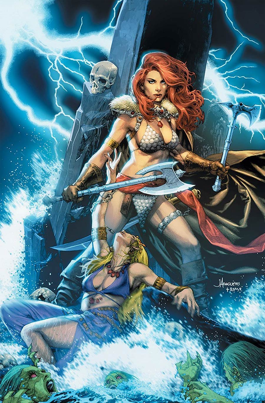 Red Sonja Vol 9 #2 Cover K Limited Edition Jay Anacleto Virgin Cover