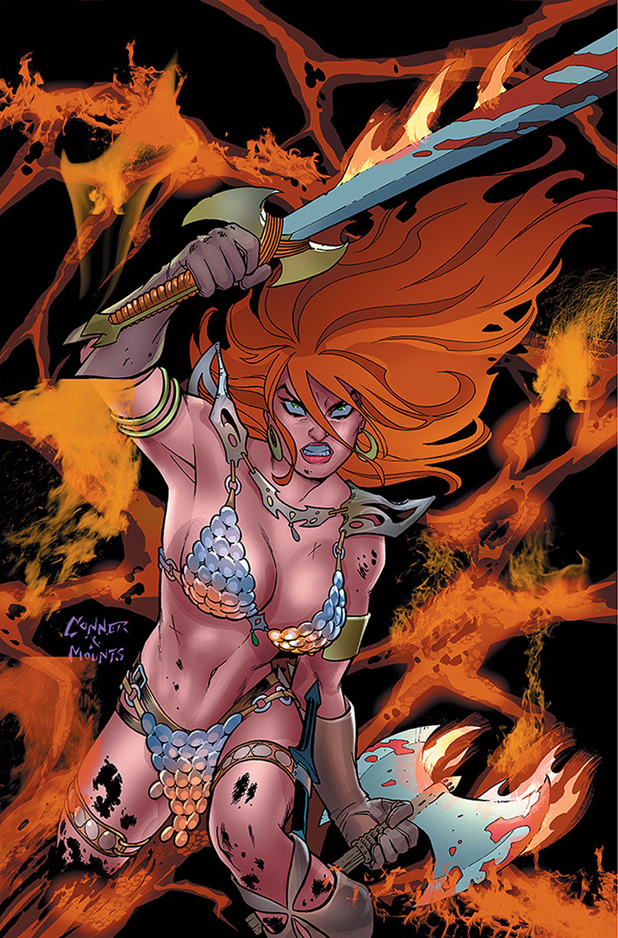 Invincible Red Sonja #6 Cover K Limited Edition Amanda Conner Virgin Cover