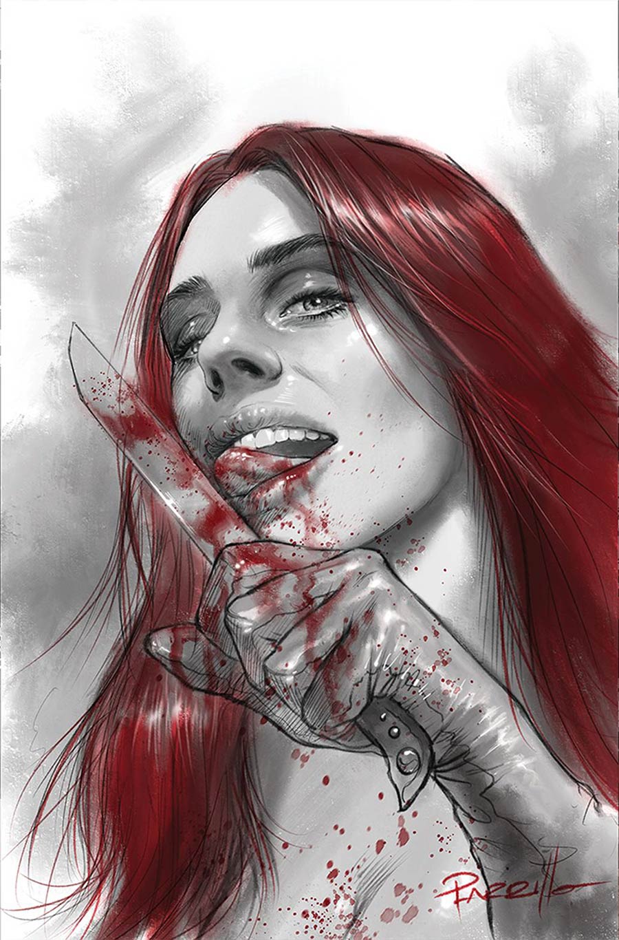 Red Sonja Black White Red #4 Cover I Limited Edition Lucio Parrillo Virgin Cover