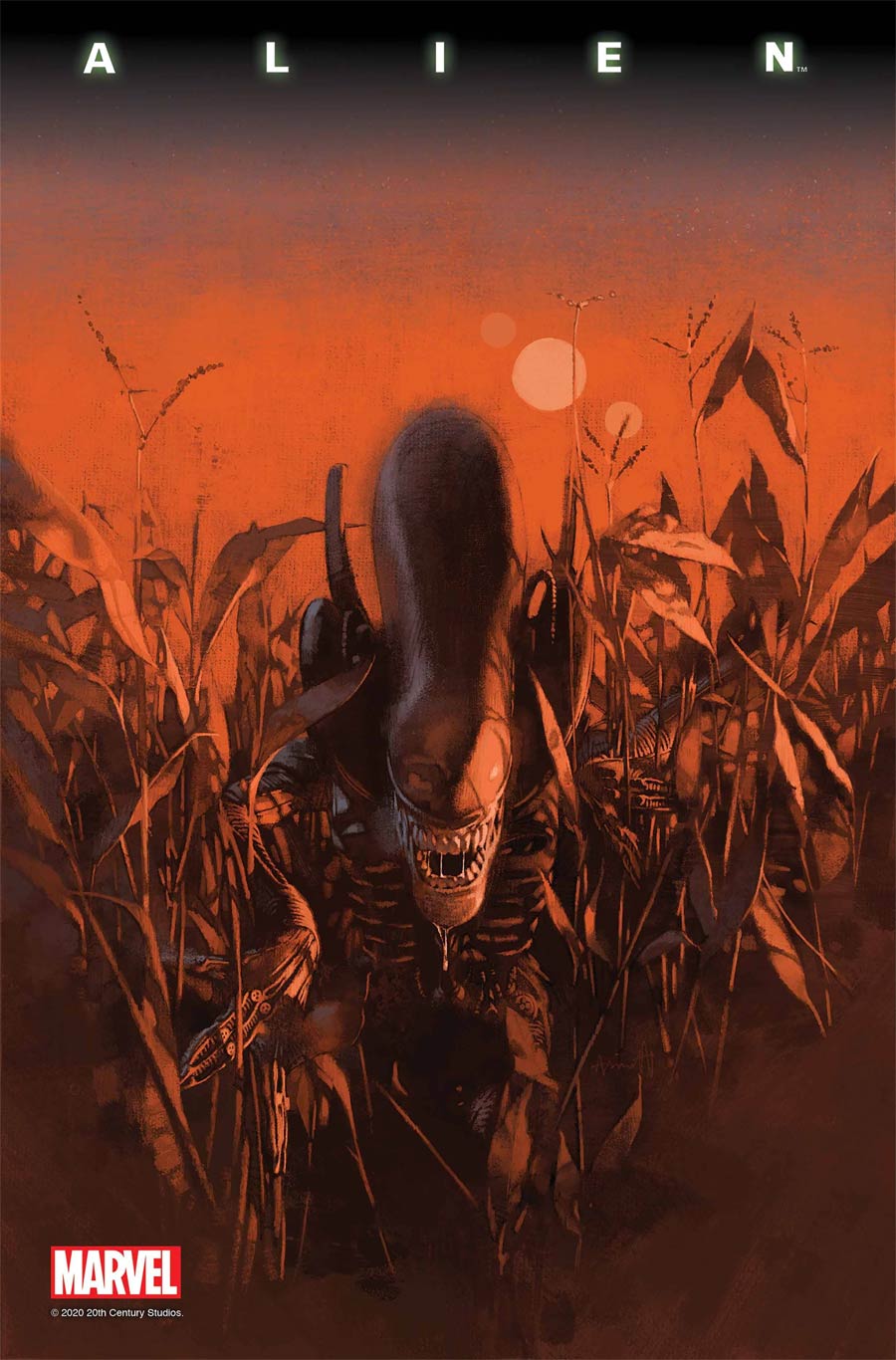 Alien #7 Cover D DF Signed By Phillip Kennedy Johnson