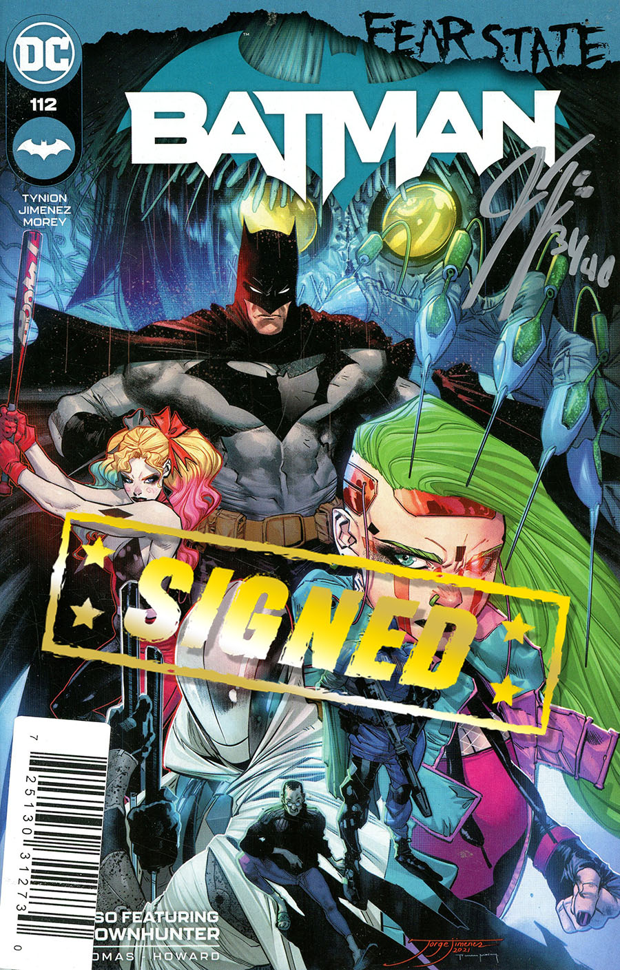 Batman Vol 3 #112 Cover E DF Signed By James Tynion IV