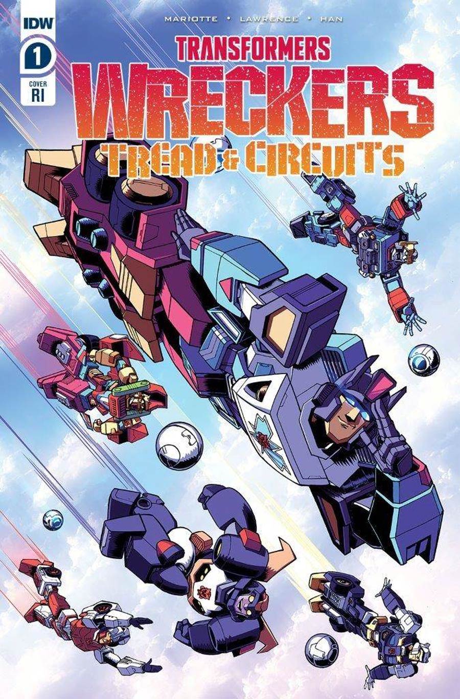 Transformers Wreckers Tread & Circuits #1 Cover C Incentive Nick Roche Variant Cover