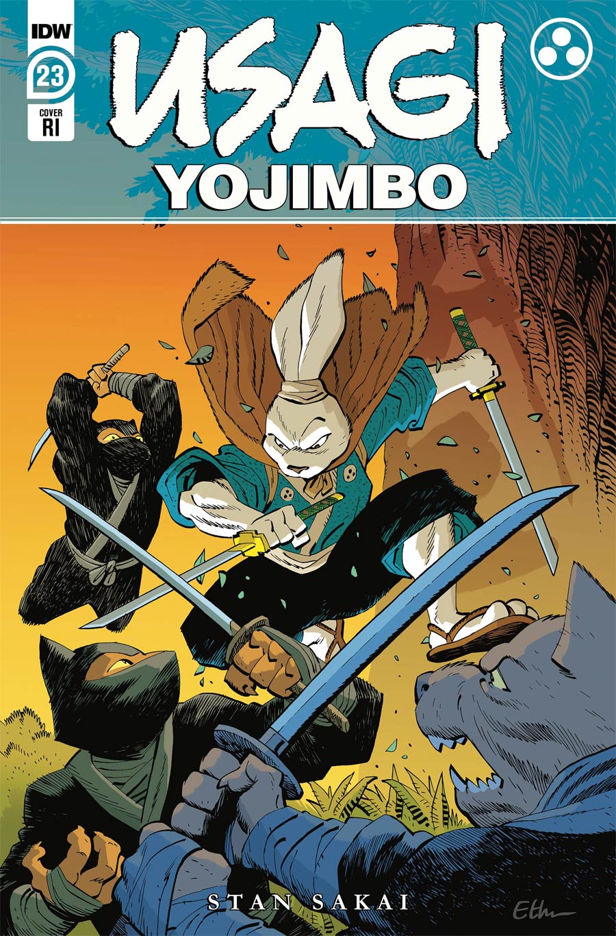Usagi Yojimbo Vol 4 #23 Cover B Incentive Ethan Young Variant Cover