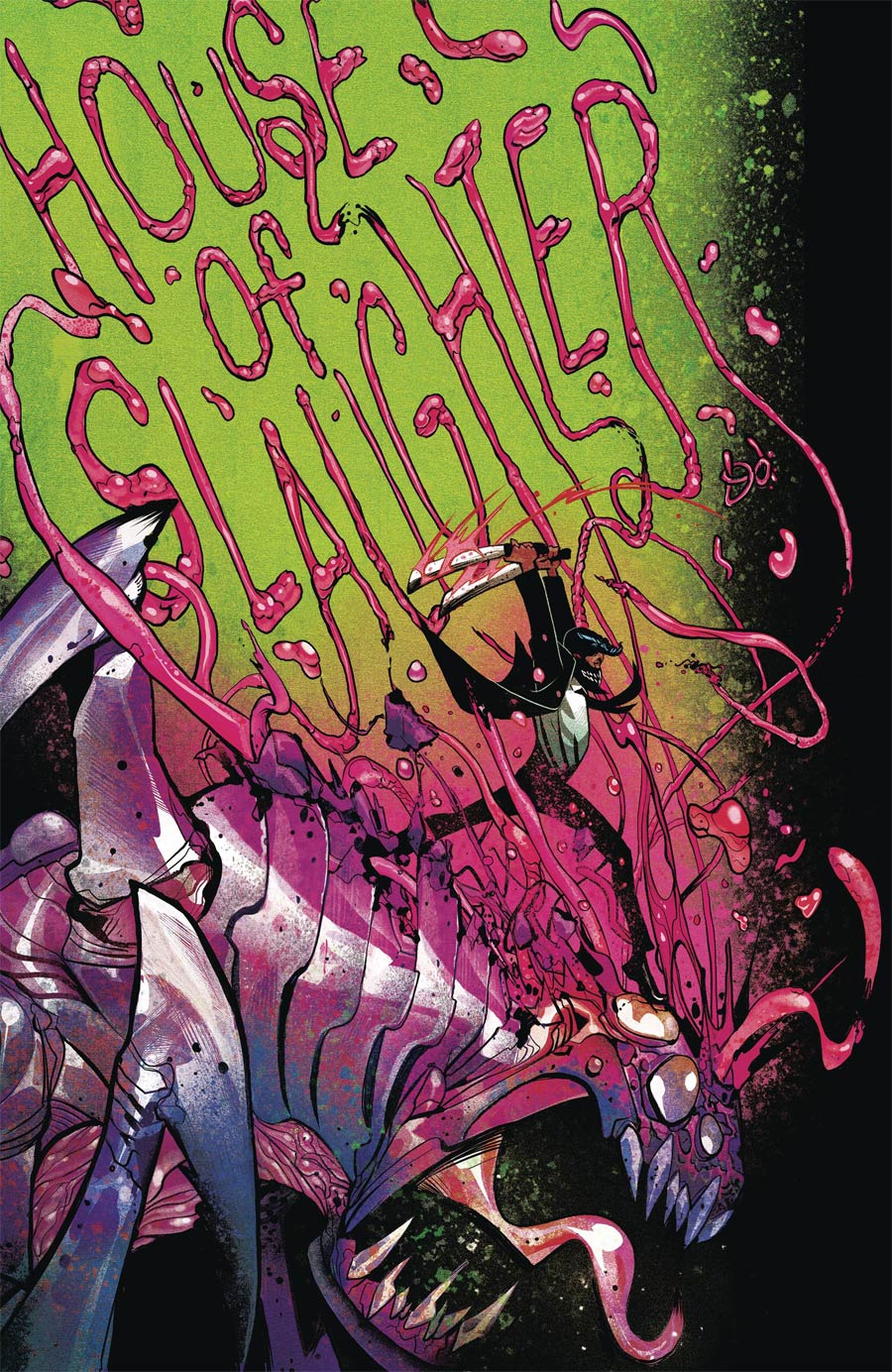 House Of Slaughter #1 Cover I Incentive Mike Del Mundo Virgin Variant Cover