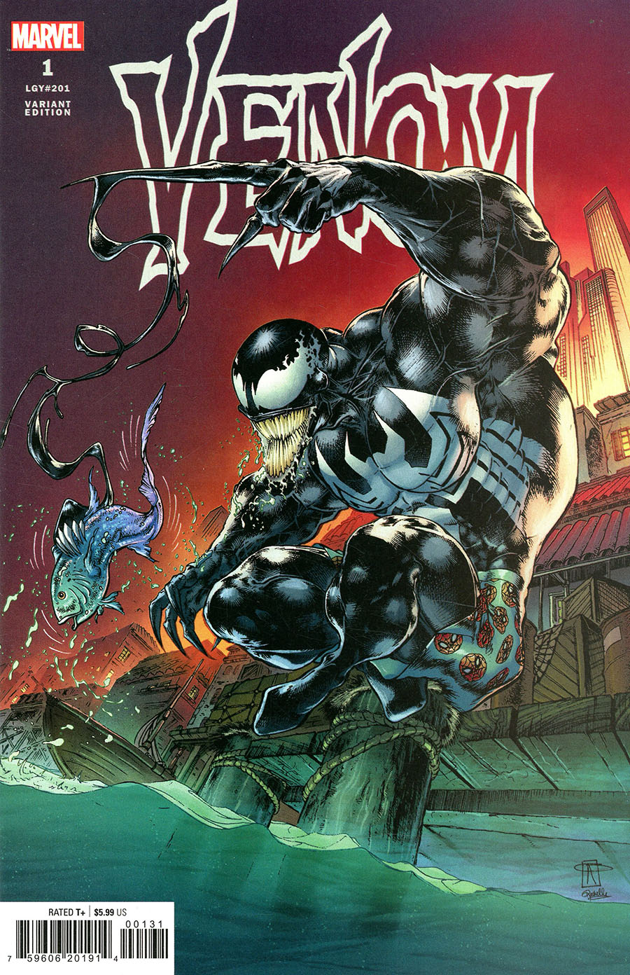 Venom Vol 5 #1 Cover J Incentive Paco Medina Hidden Gem Variant Cover