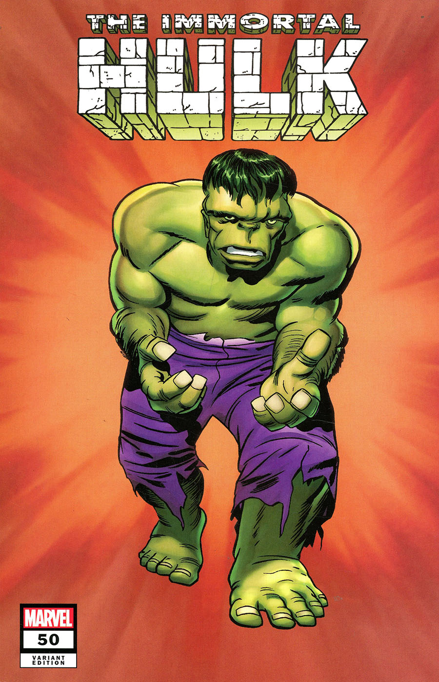Immortal Hulk #50 Cover O Incentive Jack Kirby Hidden Gem Variant Cover