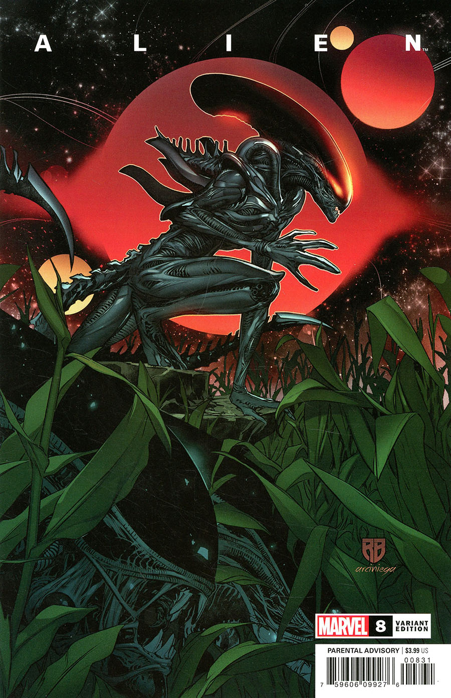 Alien #8 Cover C Incentive RB Silva Variant Cover