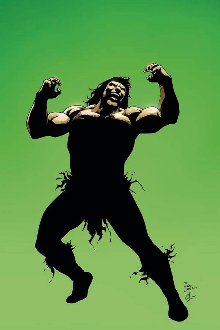 Cimmerian Beyond The Black River #1 Cover H Incentive Fritz Casas Incredible Hulk 377 Parody Virgin Cover