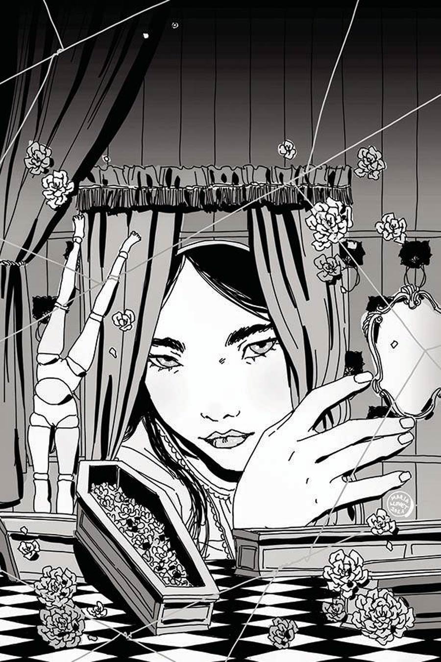 Maria Llovets Porcelain #3 Cover G Incentive Maria Llovet Black & White Cover