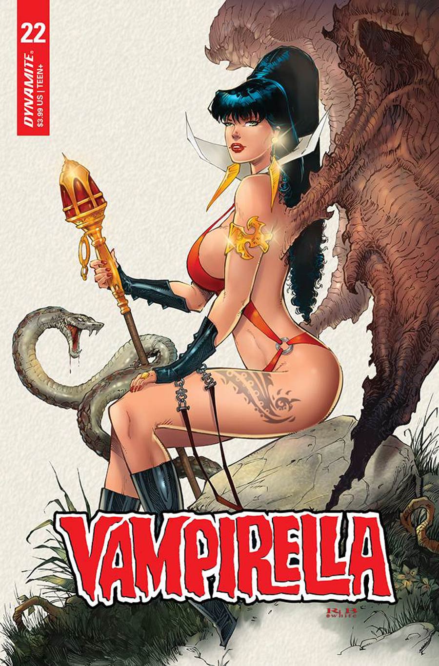 Vampirella Vol 8 #22 Cover O Variant RB White Premium Cover