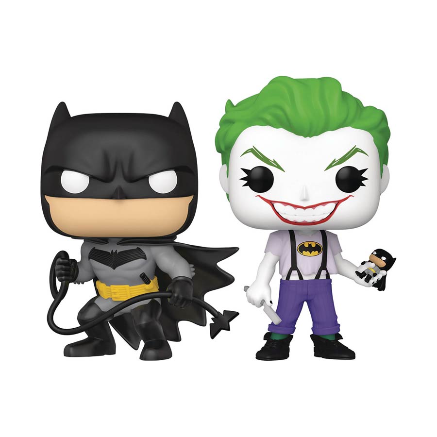 POP DC Batman White Knight Batman Joker SDCC 2021 Previews Exclusive 2-Pack Vinyl Figure