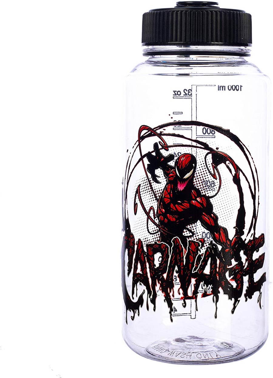 Marvel Carnage 32-Ounce Single-Wall Tritan Water Bottle