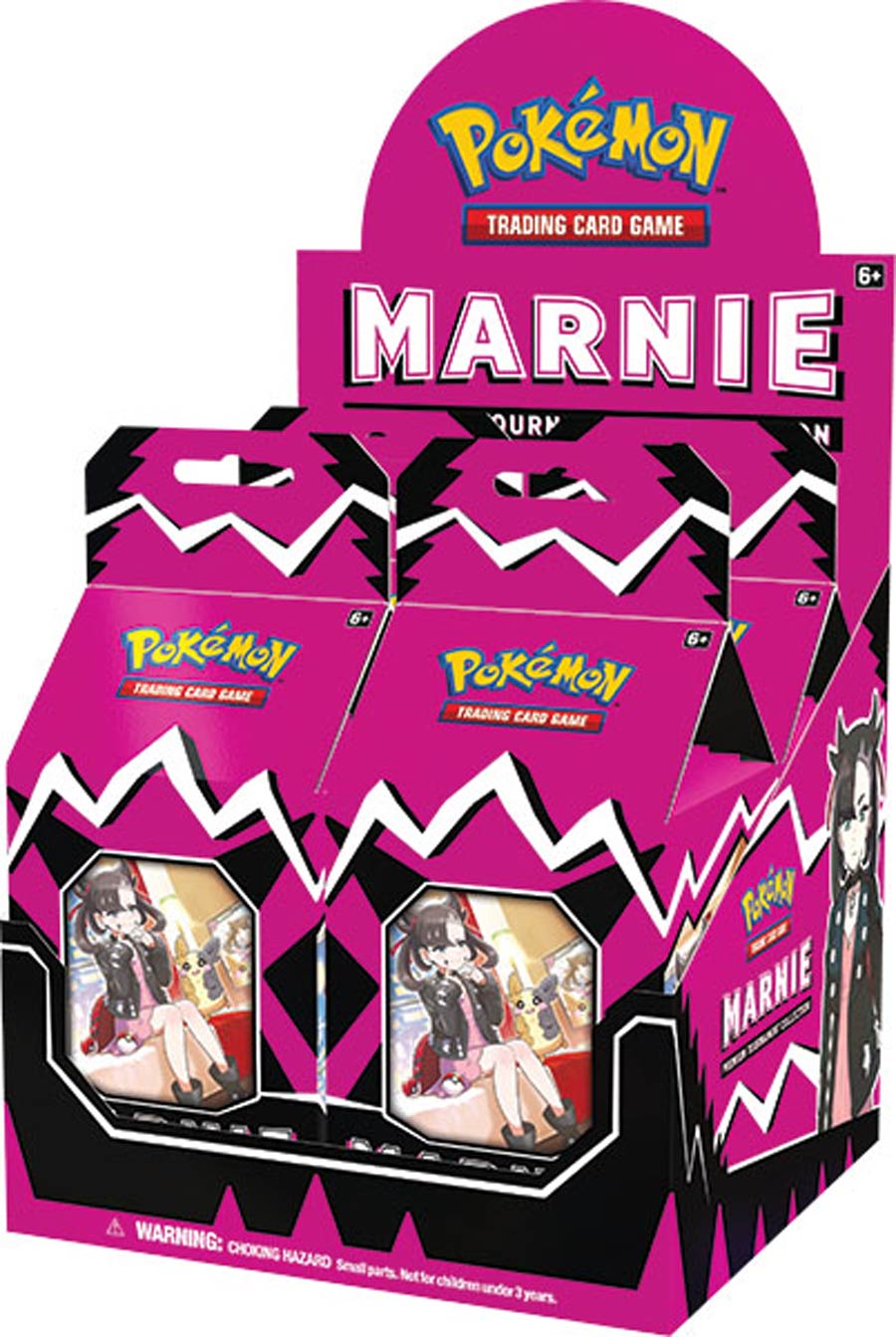 Pokemon Marnie Premium Tournament Collection Display