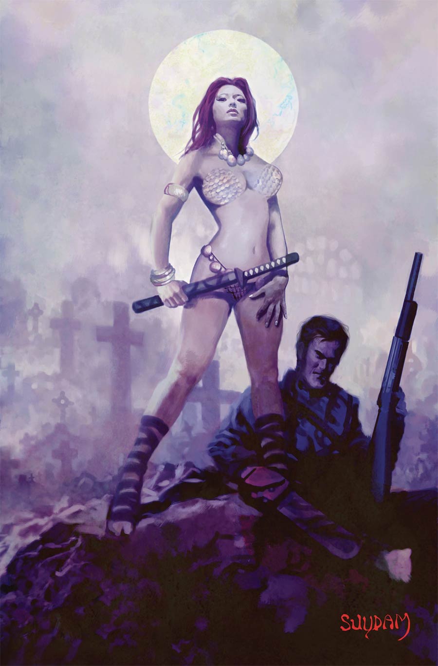 DieNamite Lives #3 Cover O Elite Edition Arthur Suydam Non-Zombie Virgin Cover