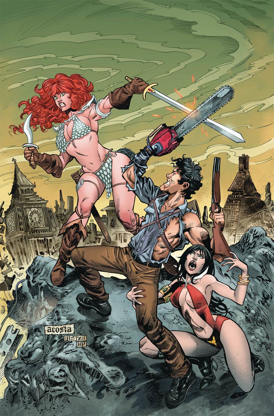 DieNamite Lives #3 Cover S Incentive Dave Acosta Virgin Cover