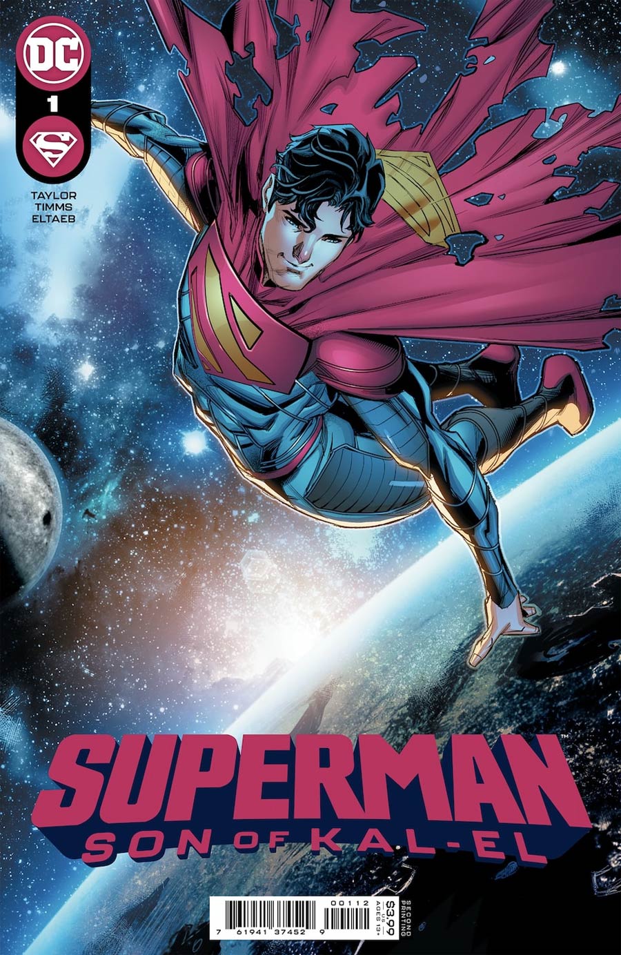 Superman Son Of Kal-El #1 Cover F 2nd Ptg John Timms Variant Cover (Limit 1 Per Customer)