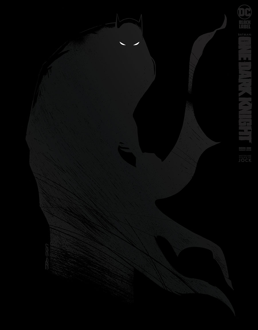 Batman One Dark Knight #1 Cover C Incentive Lee Garbett Blackout Variant Cover